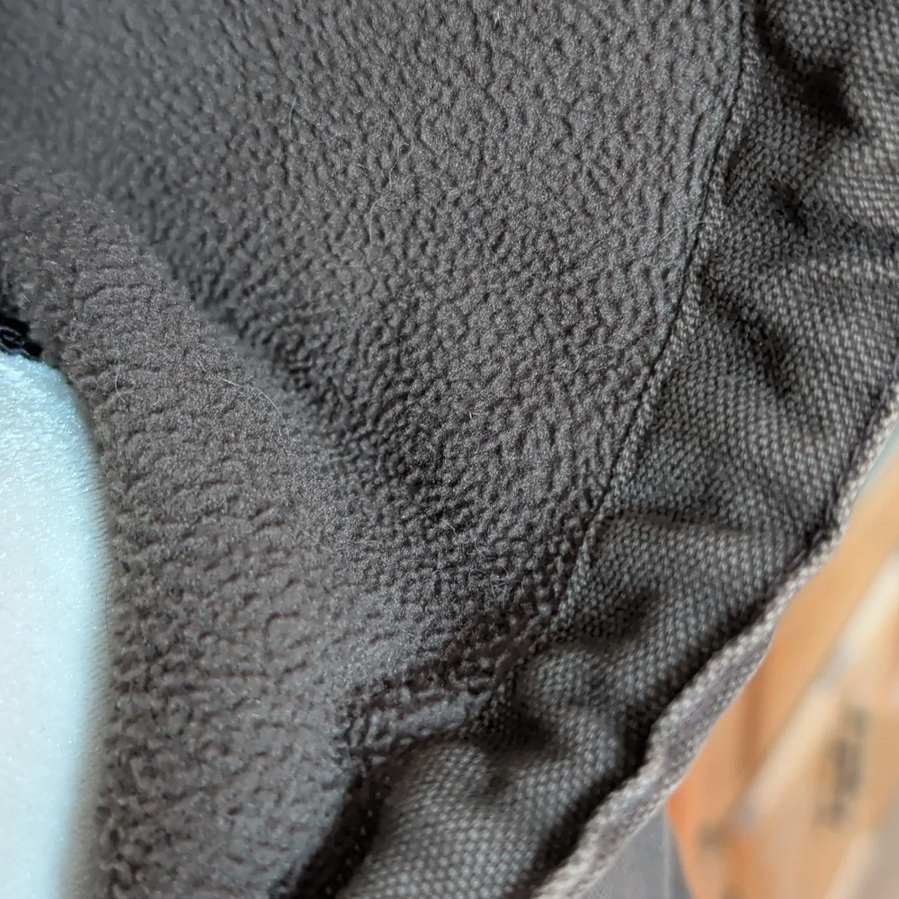 Vtg. Walls Zero Zone Insulated Fleece Lined Hooded Canvas Jacket 2XL Brown Green - Picture 9 of 16